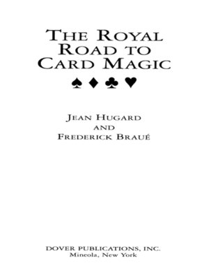 cover image of The Royal Road to Card Magic